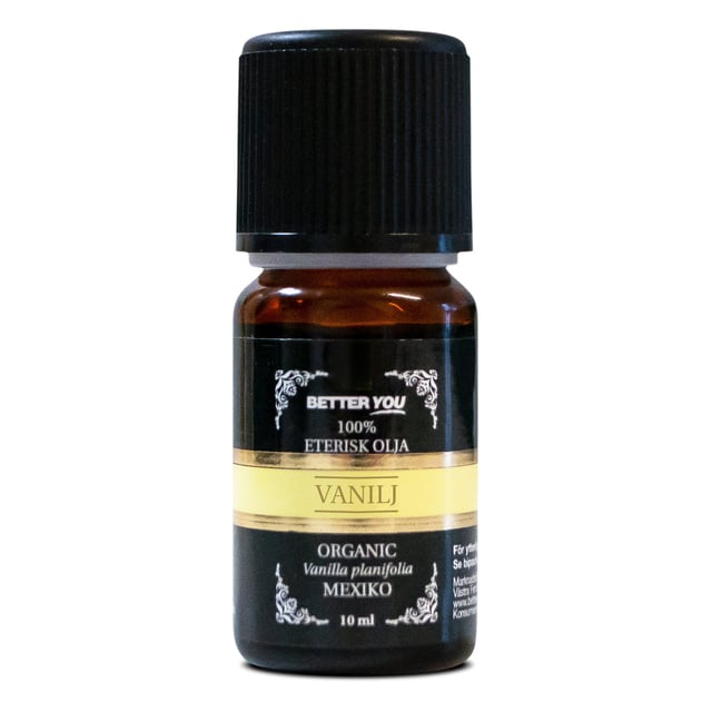 Better You Vaniljolja EKO Eterisk 10 ml | Hudvård - Kroppsvård - Kroppsolja - Eteriska oljor,Mat & dryck - Skafferi - Kryddor & smaksättning - Kryddor,Mat & dryck - Olja, fett & smör - Matolja,Hushåll - Doftljus & rumsdofter | Apoteka