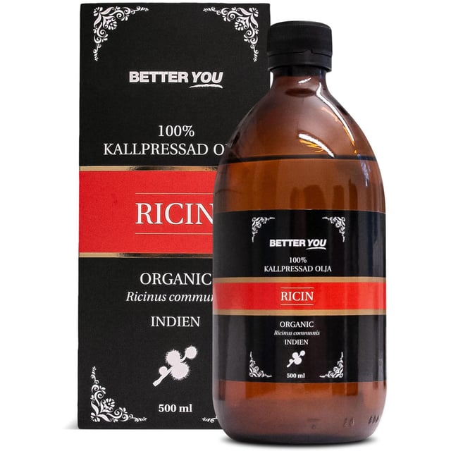 Better You Ricinolja EKO Kallpressad 500 ml | Hudvård - Hudvård för män - Skäggvård - Skäggolja,Hudvård - Kroppsvård - Kroppsolja - Ärr & bristningar,Hudvård - Kroppsvård - Kroppsolja - Återfuktande olja,Hudvård - Ansiktsvård - Ansiktsolja | Apoteka