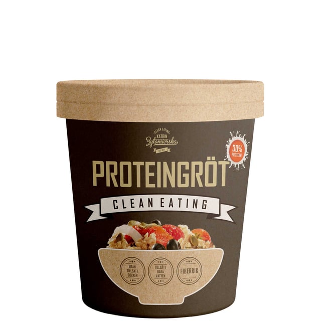Clean Eating Proteingröt Cup 60 g | Träning - Proteintillskott - Proteinpudding & proteingröt,Mat & dryck - Skafferi - Gröt, flingor & müsli | Apoteka