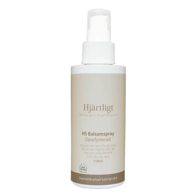 Hjärtligt HS Balsamspray Oparfymerad 150 ml | Hårvård - Balsam - Leave-in balsam,Hårvård - Balsam - Balsamspray | Apoteka