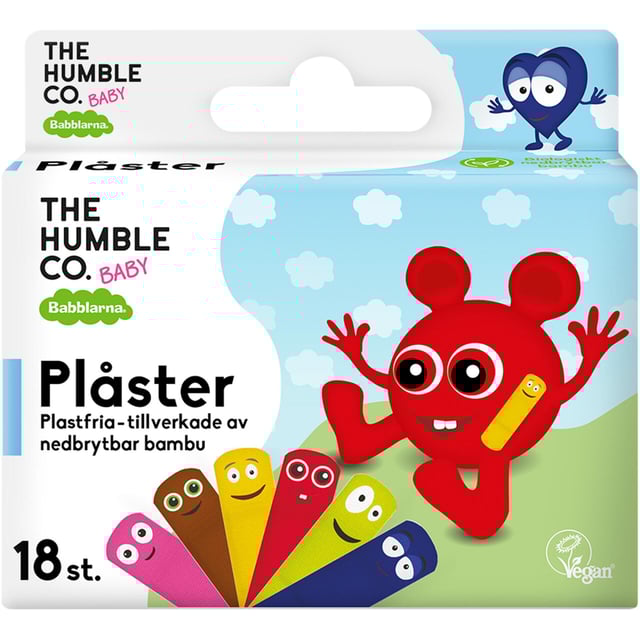 Babblarna Plåster Bambu 18 st | Sår, bett & stick - Sår - Plåster - Barnplåster,Baby, barn & förälder - Lilla apoteket - Barnplåster | Apoteka