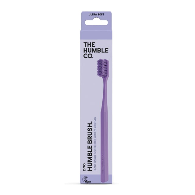 The Humble Co. Pro Humble Brush plant based 7k bristles ultra soft purple | Munvård - Tandborste - Manuell tandborste | Apoteka
