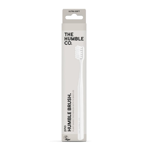 The Humble Co. Pro Humble Brush plant based 7k bristles ultra soft white | Munvård - Tandborste - Manuell tandborste | Apoteka