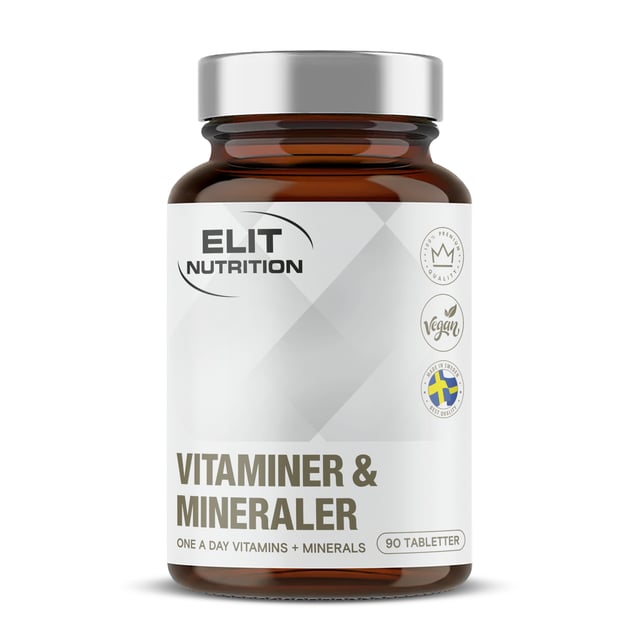 Elit Nutrition Vitaminer & Mineraler 90 tabletter | Vitaminer & kosttillskott - Vitaminer & mineraler - Multivitamin - Multivitaminkomplex | Apoteka