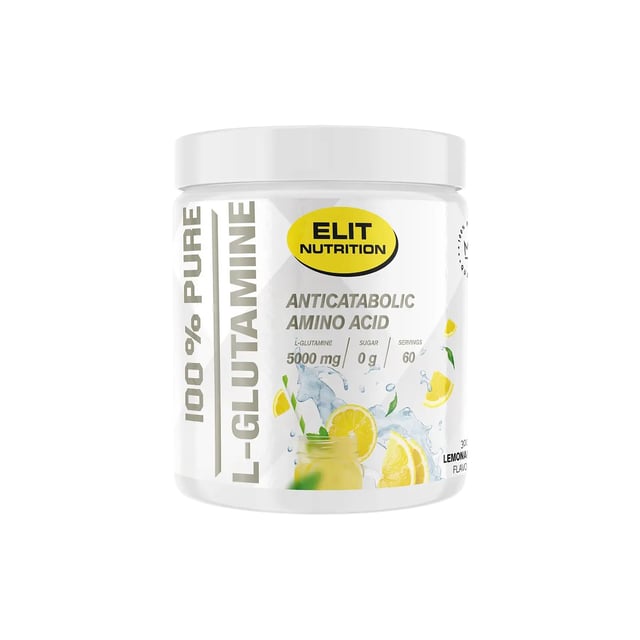 Elit Nutrition100% rent L-glutamine Lemonade 300 g | Träning - Aminosyror - L-Glutamin | Apoteka