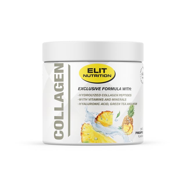 Elit Nutrition Collagen Pulver Annanas 300 g | Vitaminer & kosttillskott - Kollagen | Apoteka