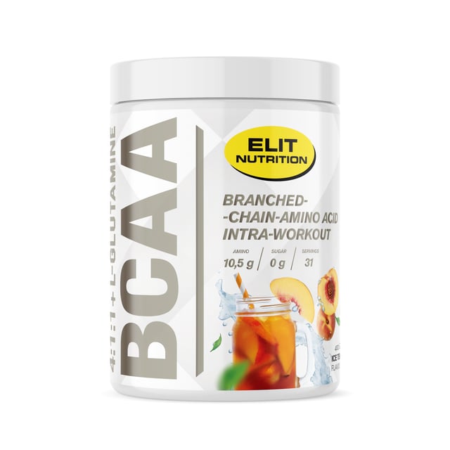 Elit Nutrition BCAA 4:1:1 + L-glutamine Ice Tea 400 g | Träning - Aminosyror - L-Glutamin,Träning - Aminosyror - BCAA,Vitaminer & kosttillskott - Aminosyror | Apoteka