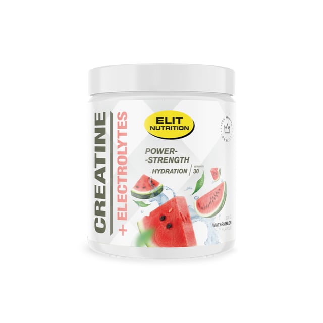 Elit Nutrition Kreatin + Elektrolyter Watermelon 300 g | Träning - Energigivande - Kreatin,Vitaminer & kosttillskott - Elektrolyter | Apoteka