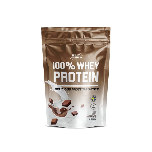 Elit Nutrition 100% Whey Milk Chocolate 300 g | Träning - Proteintillskott - Proteinpulver - Vassleprotein | Apoteka
