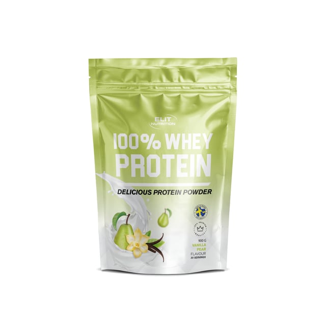 Elit Nutrition 100% Whey Vanilla Pear 900 g | Träning - Proteintillskott - Proteinpulver - Vassleprotein | Apoteka