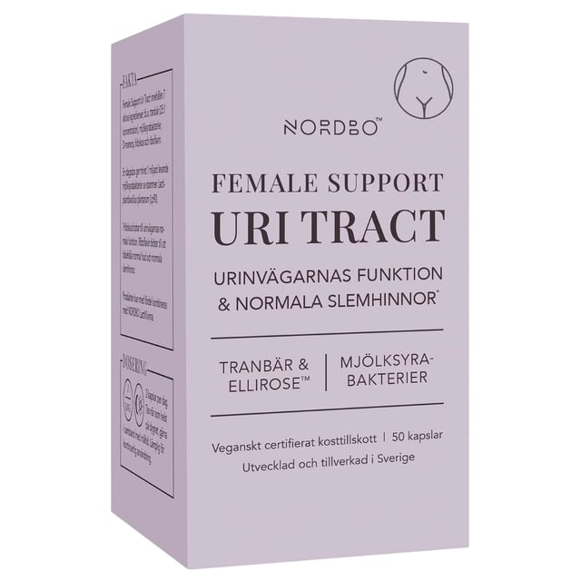 Nordbo Female Support Uri Tract 50 kapslar | Vitaminer & kosttillskott - Tranbär | Apoteka