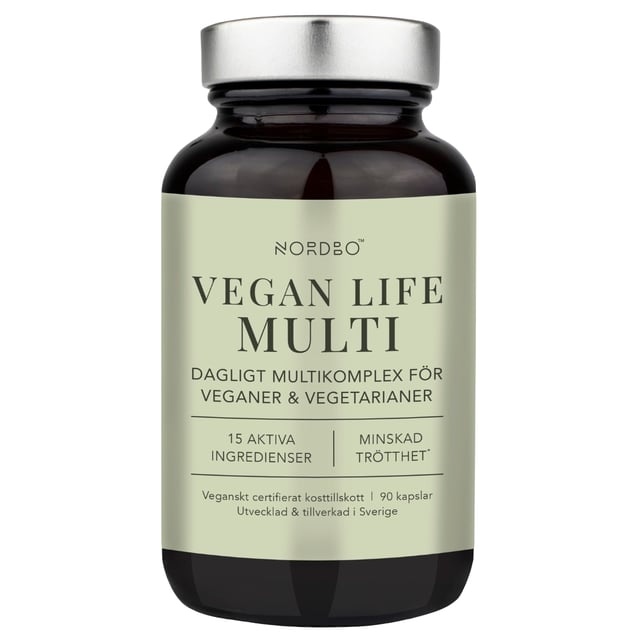 Nordbo Vegan Life Multi 90 kapslar | Vitaminer & kosttillskott - Vitaminer & mineraler - Multivitamin - Multivitaminkomplex | Apoteka
