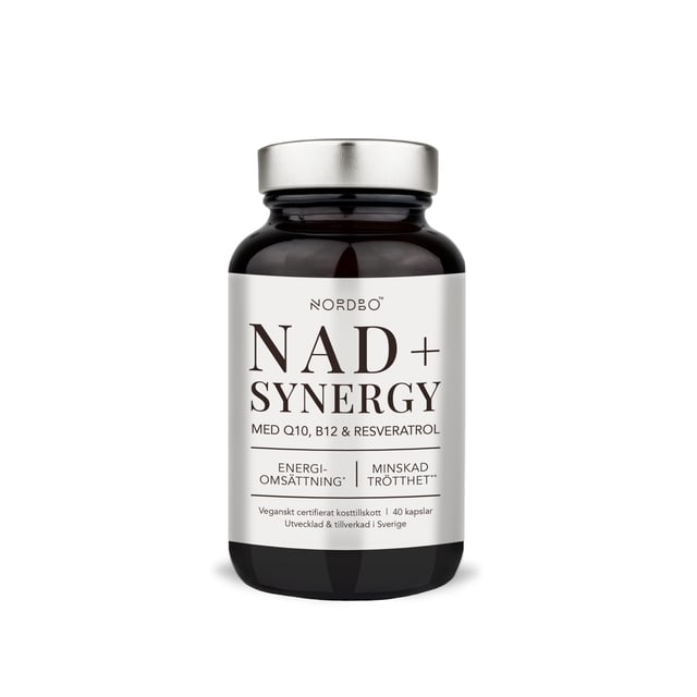Nordbo NAD+ Synergy 40 kapslar | Vitaminer & kosttillskott - Hud, hår & naglar | Apoteka