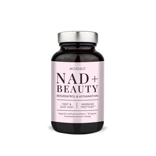 Nordbo NAD+ Beauty 30 kapslar | Vitaminer & kosttillskott - Hud, hår & naglar | Apoteka