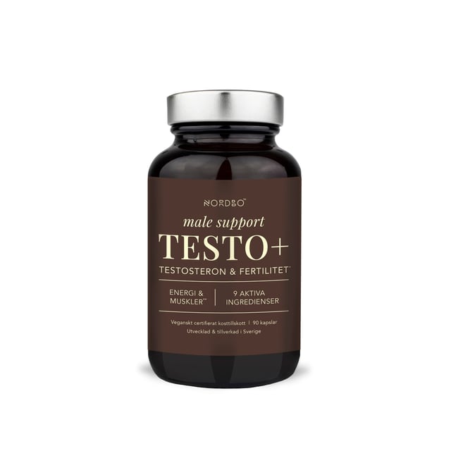 Nordbo Testo+ 90 kapslar | Vitaminer & kosttillskott - Vitaminer & mineraler - Multivitamin - Multivitamin för män,Vitaminer & kosttillskott - Energi & fokus | Apoteka