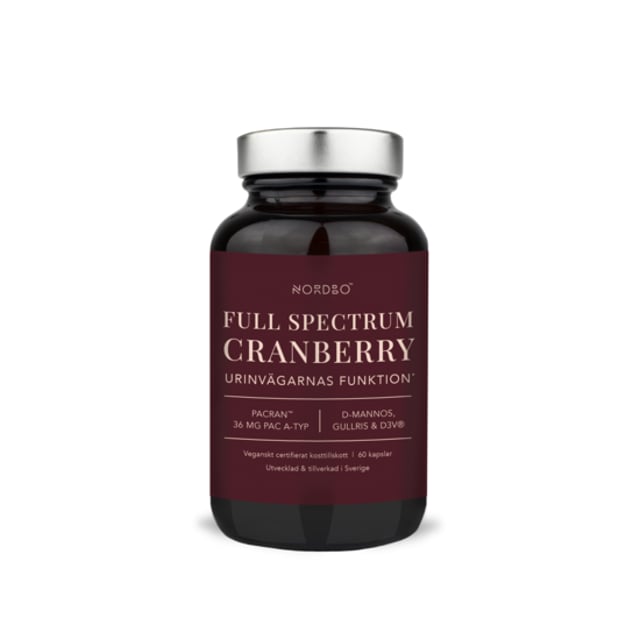 Nordbo Full Spectrum Cranberry 60 kapslar | Vitaminer & kosttillskott - Tranbär | Apoteka