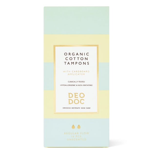 DeoDoc Tampons Applicator Regular 16 st | Intimvård - Mensskydd - Tampong | Apoteka