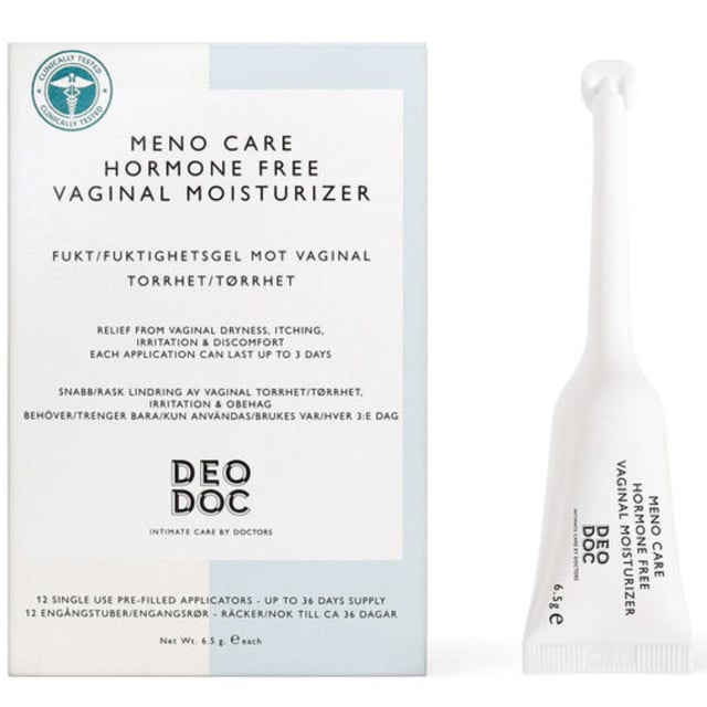 DeoDoc Meno Care Hormone Free Vaginal Moisturizer 78g 12st | Intimvård - Intimhygien - Intimkräm | Apoteka