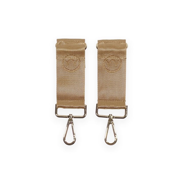 Najell Barnvagnskrok Beige/brun 2 st | Baby, barn & förälder - Barnvagnstillbehör | Apoteka