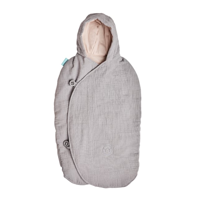 Najell Muslin Sleep Overall 0-4 månader - Mercury Grey | Baby, barn & förälder - Babyfiltar | Apoteka