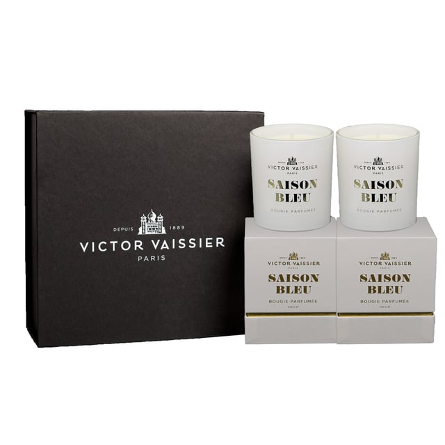 Victor Vaissier Luxury Giftbox Saison Bleu Candle | Hushåll - Doftljus & rumsdofter | Apoteka