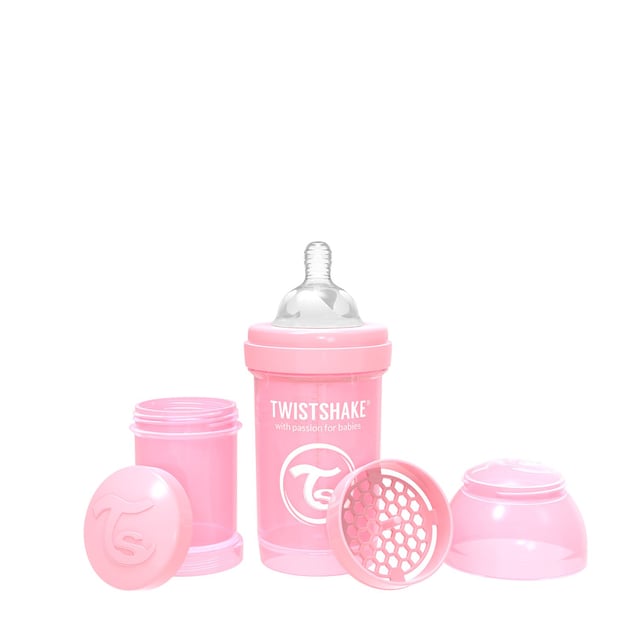 Twistshake Nappflaska Anti-kolik 180 ml Rosa | Baby, barn & förälder - Mata - Nappflaskor för nyfödda,Baby, barn & förälder - Mata - Nappflaskor & vällingflaskor | Apoteka