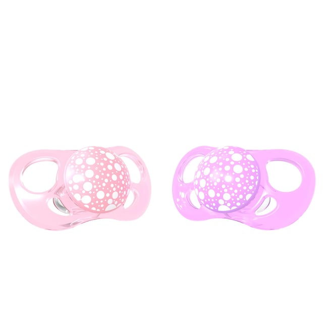 Twistshake Nappar 6 mån+ 2-pack Rosa & Lila | Baby, barn & förälder - Nappar & napphållare - Nappar | Apoteka