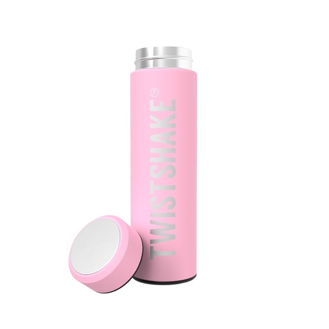 Twistshake Hot or Cold Flaska Pastell Babyrosa 420ml | Hushåll - Vattenflaskor & termosar | Apoteka