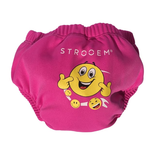 Strooem Nappy Smiley Racer Pink Onesize 3-24 månader | Baby, barn & förälder - Solskydd för barn - UV-kläder för barn - Badblöja,Baby, barn & förälder - Bada & simma - Badkläder för barn | Apoteka