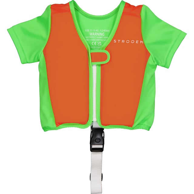 Strooem Original Swim Vest Orange/Lime 1-2 år 11-15 kg | Baby, barn & förälder - Bada & simma - Simredskap | Apoteka
