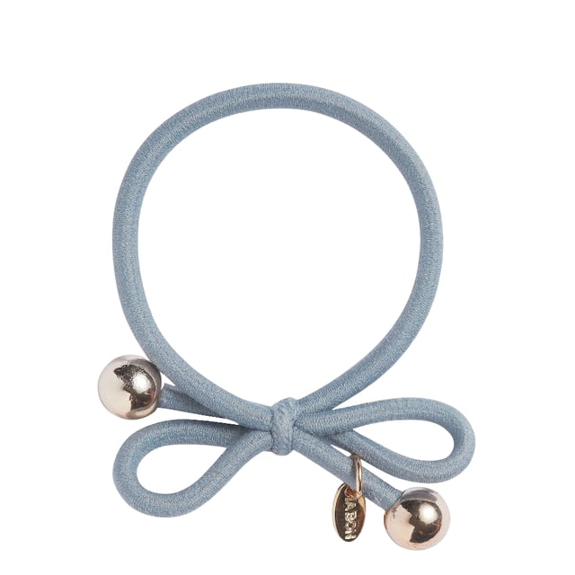 IA BON Hair Tie Gold Bead Dusty Blue 1 st | Hårvård - Håraccessoarer - Hårsnoddar | Apoteka