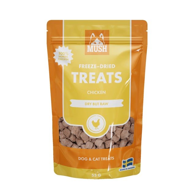 MUSH Treats Frystorkat Kyckling