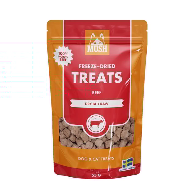 MUSH Treats Frystorkat Nöt