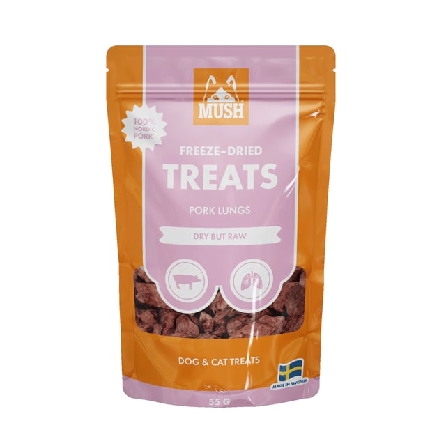 MUSH Treats Frystorkat Gris Lunga