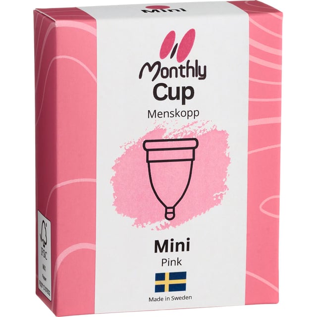 MonthlyCup Menskopp Pink Mini | Intimvård - Mensskydd - Menskopp | Apoteka