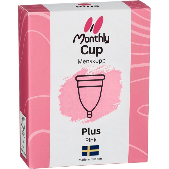 MonthlyCup Menskopp Pink Plus | Intimvård - Mensskydd - Menskopp | Apoteka