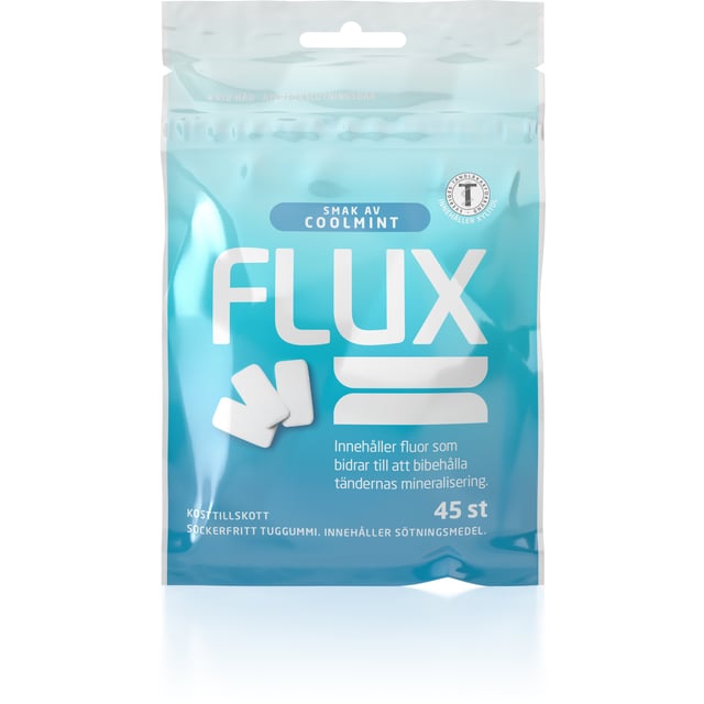 FLUX Tuggummi Coolmint 45 st | Munvård - Tuggummi,Munvård - Kariesförebyggande | Apoteka