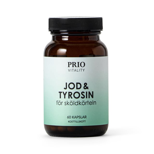 Prio Vitality Scandinavia Jod & Tyrosin 60 kapslar | Vitaminer & kosttillskott - Vitaminer & mineraler - Jod | Apoteka