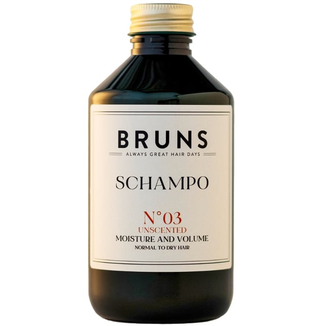 BRUNS Schampo Nº03 Unscented 300 ml | Baby, barn & förälder - Hårvård för barn - Schampo & balsam för barn,Hårvård - Schampo - Volymschampo,Hårvård - Schampo - Schampo för torrt hår | Apoteka
