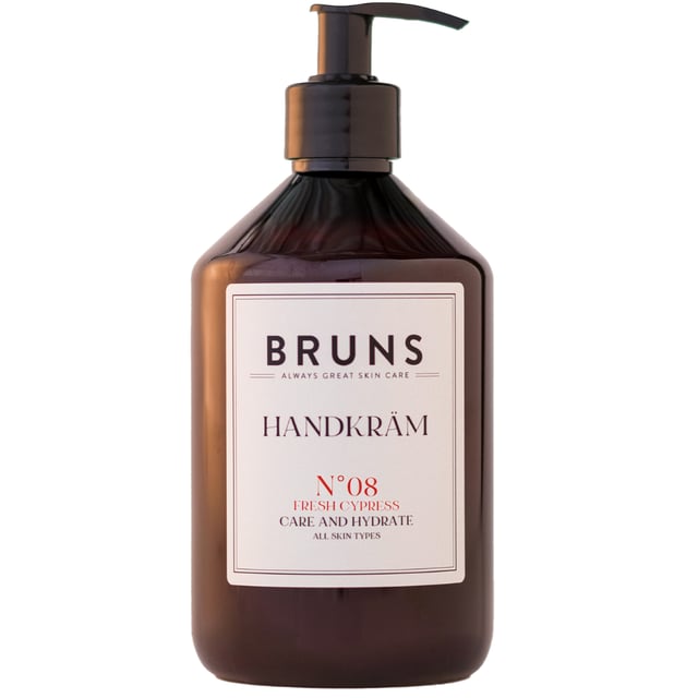 BRUNS Handkräm Nº08 Fresh Cypress 500 ml | Hudvård - Händer & fötter - Handvård - Handkräm | Apoteka
