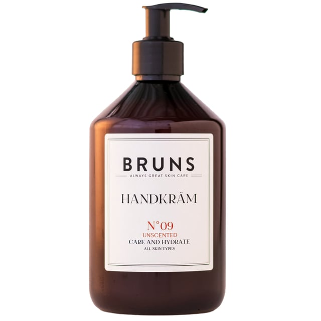 BRUNS Handkräm Nº09 Unscented 500 ml | Hudvård - Händer & fötter - Handvård - Handkräm | Apoteka
