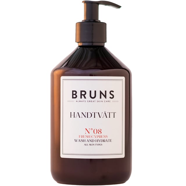 BRUNS Handtvätt Nº08 Fresh Cypress 500 ml | Hudvård - Händer & fötter - Handvård - Handtvål | Apoteka