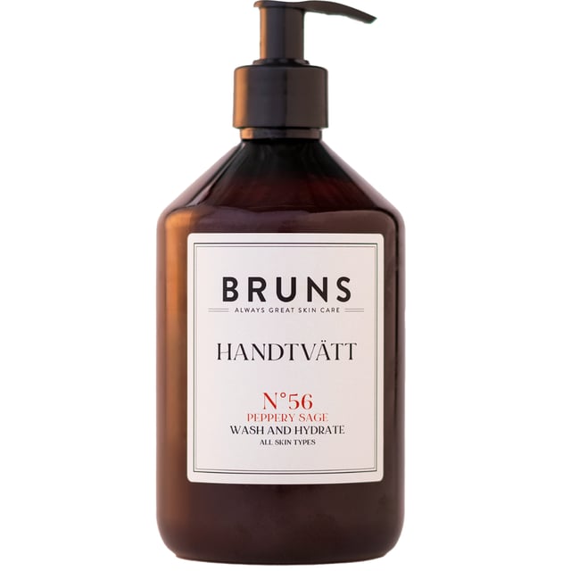 BRUNS Handtvätt Nº56 Peppery Sage 500 ml | Hudvård - Händer & fötter - Handvård - Handtvål | Apoteka
