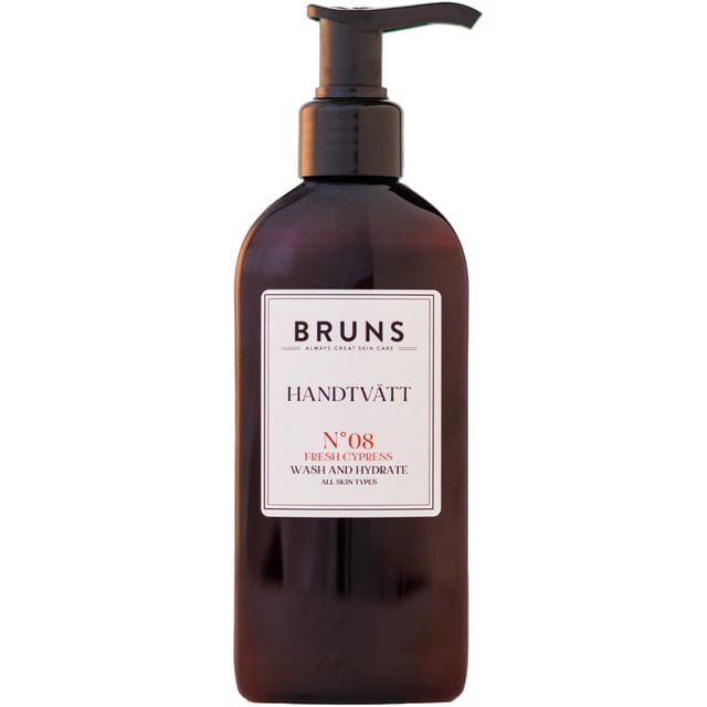 BRUNS Handtvätt Nº08 Fresh Cypress 200 ml | Hudvård - Händer & fötter - Handvård - Handtvål | Apoteka