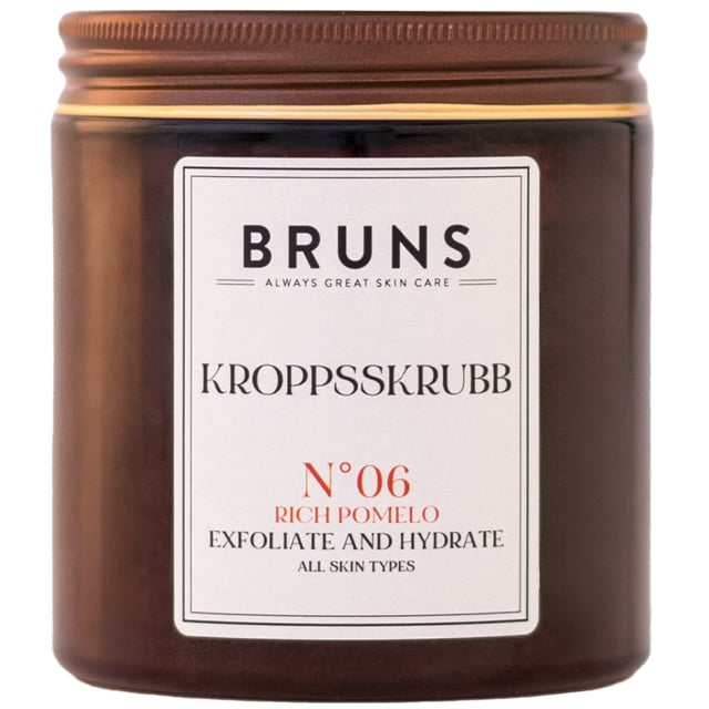 BRUNS Kroppsskrubb Nº06 Rich Pomelo 250 ml | Hudvård - Kroppsvård - Bad & dusch - Kroppspeeling | Apoteka