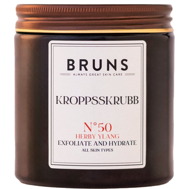 BRUNS Kroppsskrubb Nº50 Herby Ylang 250 ml | Hudvård - Kroppsvård - Bad & dusch - Kroppspeeling | Apoteka