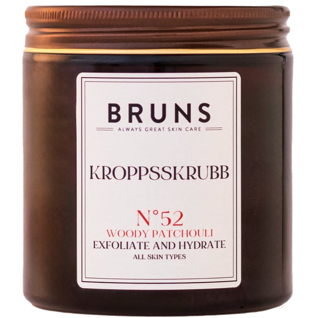 BRUNS Kroppsskrubb Nº52 Woody Patchouli 250 ml | Hudvård - Kroppsvård - Bad & dusch - Kroppspeeling | Apoteka