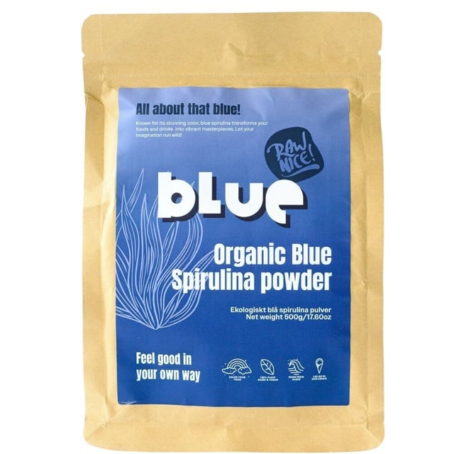 Rawnice Organic Blue Spirulina 500 g | Mat & dryck - Superfood - Spirulina | Apoteka