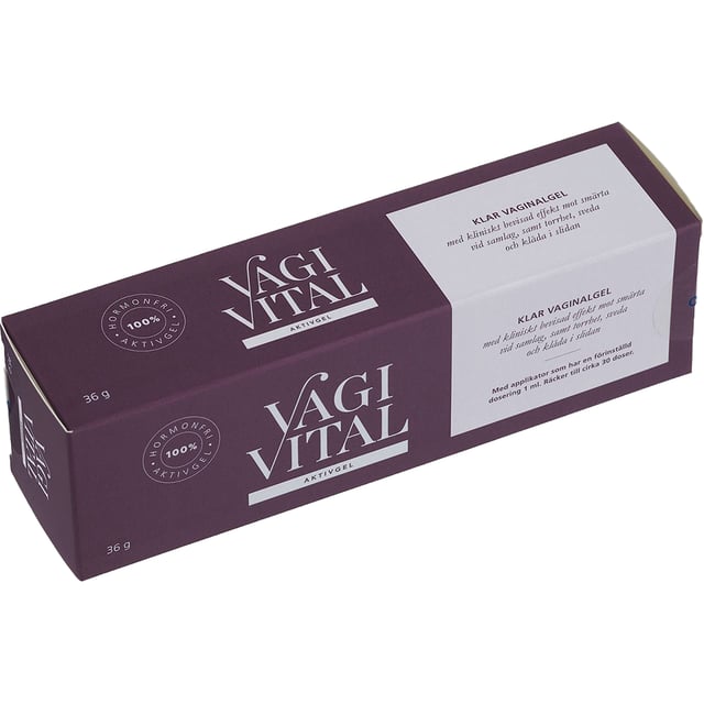 VagiVital AktivGel 36 g | Intimvård - Underlivsbesvär - Torra slemhinnor | Apoteka