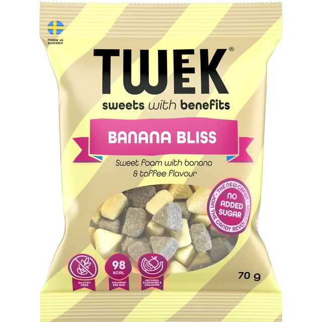 Tweek Banana Bliss 70 g | Mat & dryck - Snacks & godis - Godis | Apoteka